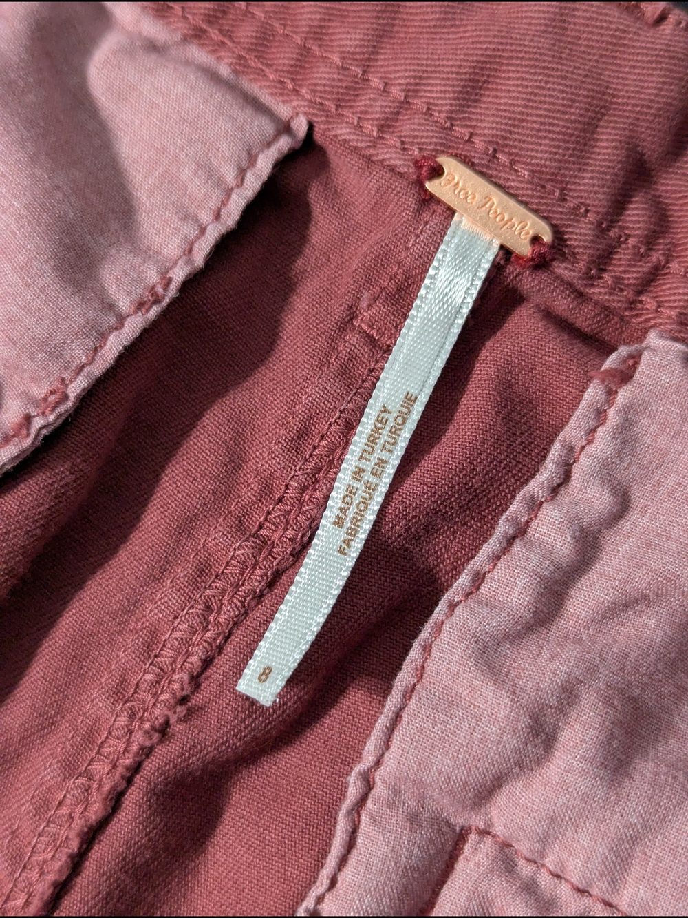 Free People Burgundy Chino Pants - Picture 6 of 7
